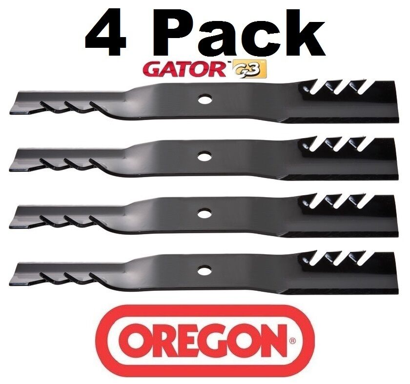 4 Pack Oregon 96-309 Gator Blade for John Deere M112991 M82408 M83459 M84472