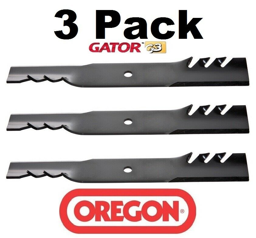 3 Pack Oregon 96-318 Mower Blade Gator G3 Fits Hustler 603848 603848X 603848Y