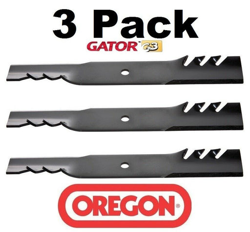 3 Pack Oregon 96-318 Mower Blade Gator G3 fits Dixie Chopper 30227-52T 30227-52X