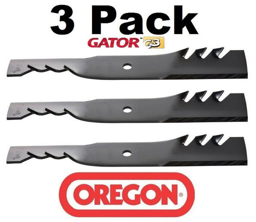 3 Pack Oregon 96-323 Mower Blade Gator G3 Fits  fits Bunton-Goodall PL7329