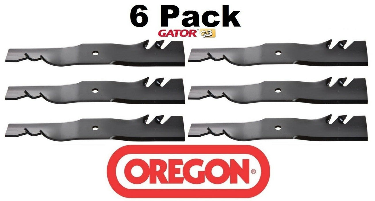 6 Pack Oregon 96-343 Mower Blade Gator G3 fits Country Clipper H2013