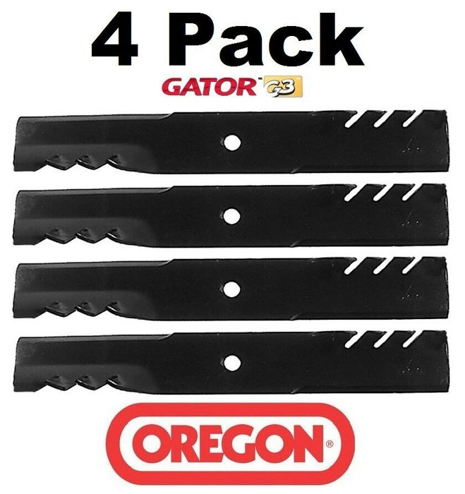 4 Pack Oregon 96-344 Mower Blade Gator G3 Fits Dixon 10715