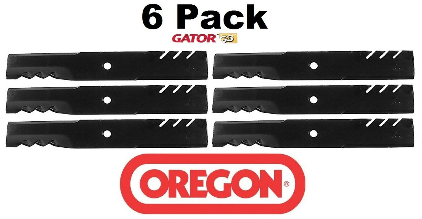 6 Pack Oregon 96-344 Mower Blade Gator G3 Fits DR 225381