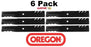 6 Pack Oregon 96-344 Mower Blade Gator G3 Fits John Deere AM104490