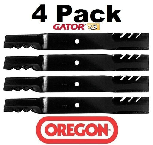 4 Pack Oregon 96-362 Mower Blade Gator G3 Fits Exmark  110-6568-03 117-5372-03