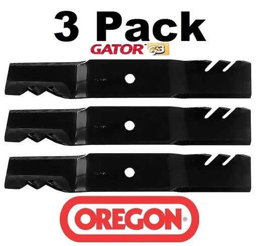 3 Pack Oregon 96-363 Gator Mulcher Blade for Kubota K5645-34330 K5645-34340 60"