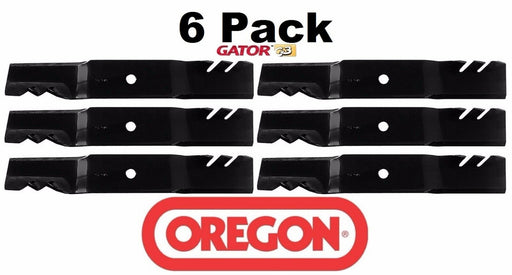 6 Pack Oregon 96-363 Gator Mulcher Blade for Kubota K5647-34340 K5651-34330 60"