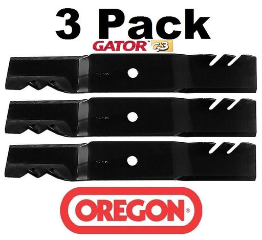 3 Pack Oregon 96-364 Gator Mulcher Blade for John Deere M144652 54" Z Trak