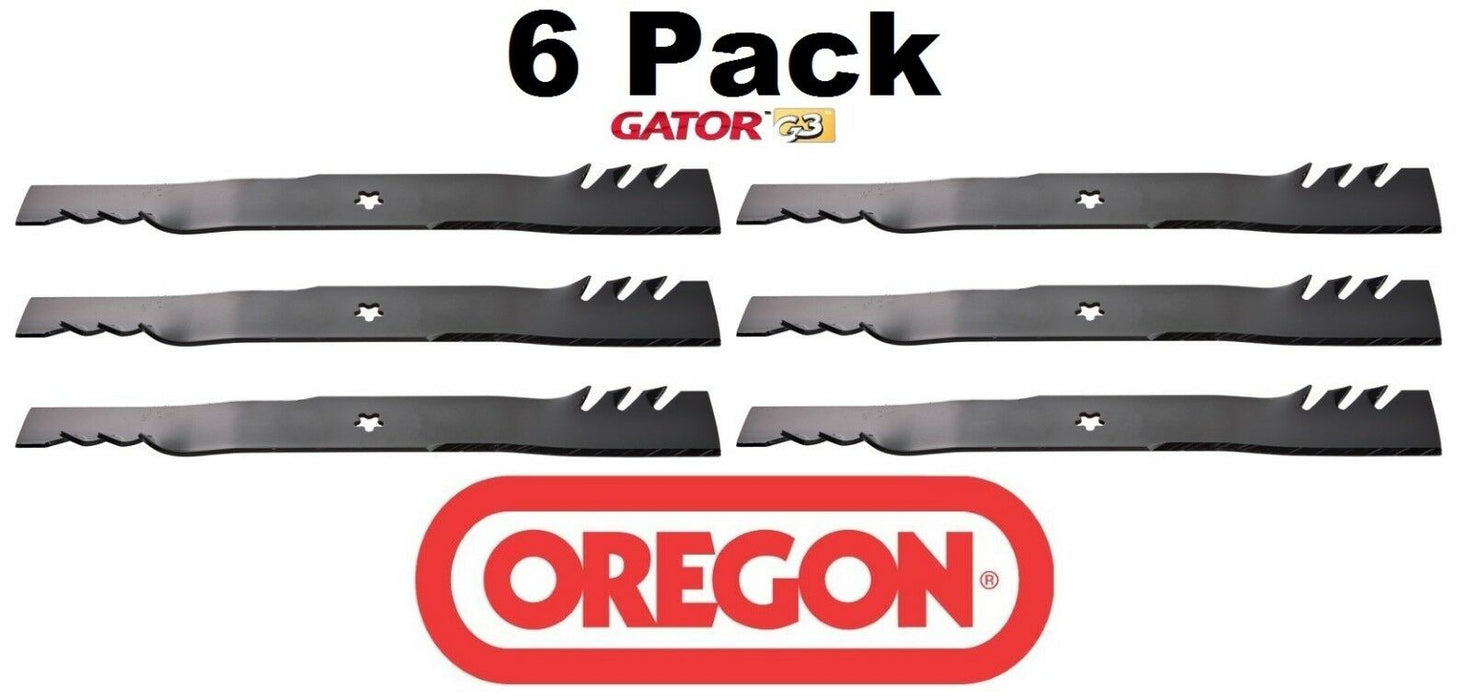 6 Pack Oregon 96-370 Mower Blade Gator G3 Fits Dixon 532405380