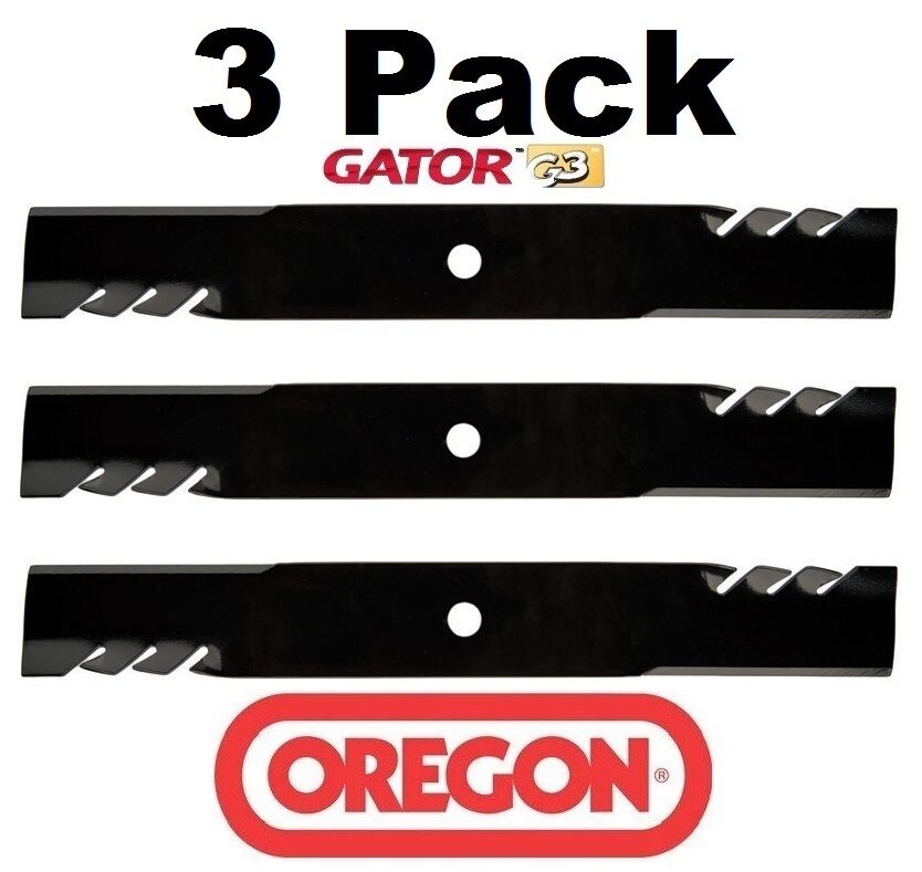 3 Pack Oregon 96-372 Gator Mulch Blade Fits Kubota 76553-34430 70000-25002 RC72