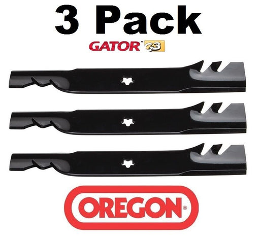 3 PK Oregon 96-615 Gator Blade Fits AYP Husqvarna Sears Poulan 173920 180054