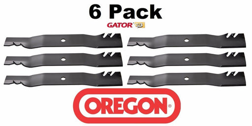 6 Pack Oregon 96-677 Gator Blade for Cub Cadet 01004719 1004719-0637