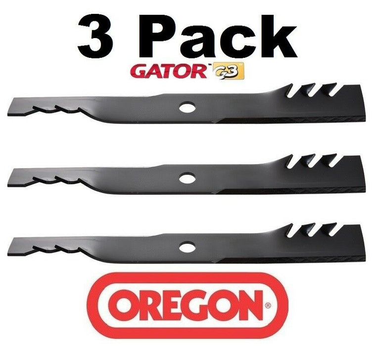 3 Pack Oregon 96-749 Mower Blade Gator G3 Fits Encore 543294