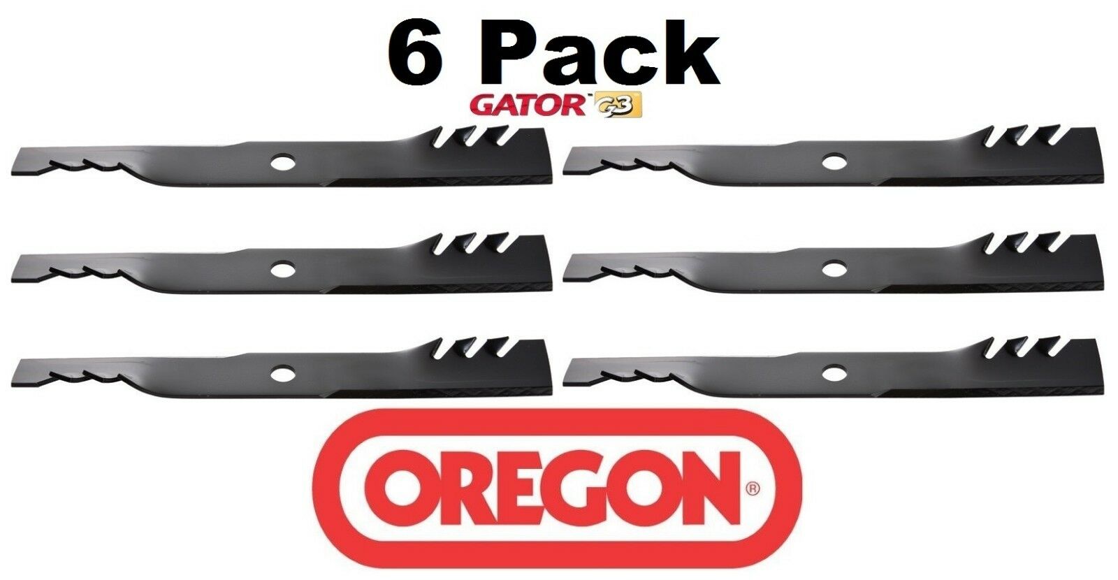 6 Pack Oregon 96-749 Mower Blade Gator G3 Fits Exmark  103-6398