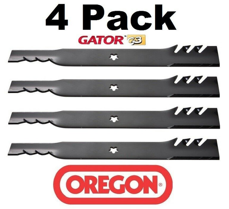 4 Pack Oregon 96-900 Mower Blade Gator G3 Fits Dixon 539118038 539119852