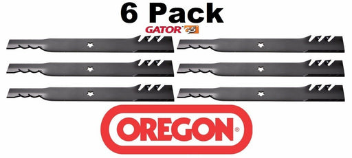 6 PK Oregon 96-900 Gator Blade Fits Sears AYP 138498 138971 127843 131323 138791