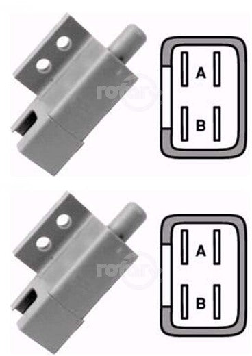 2 PK Plunger Switch For BobCat 108208 Bunton PL7484 Exmark 1-633111 925-3169A