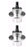 2 PK Spindle Assembly Fits Encore 363379 6-1/2" Shaft Length