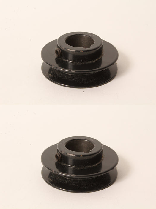 2 PK Transmission Pulley Fits Exmark 1-323256 Scag 48196 2-3/4" OD 1" ID