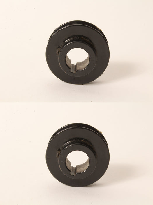 2 PK Transmission Pulley Fits Exmark 1-323256 Scag 48196 2-3/4" OD 1" ID