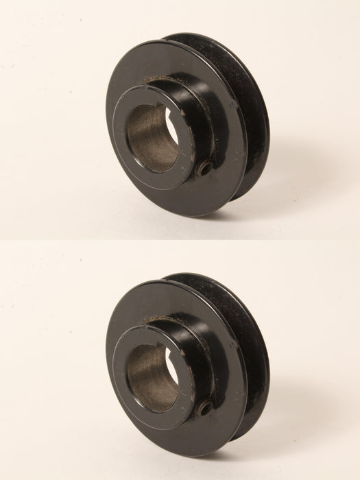 2 PK Transmission Pulley Fits Exmark 1-323256 Scag 48196 2-3/4" OD 1" ID