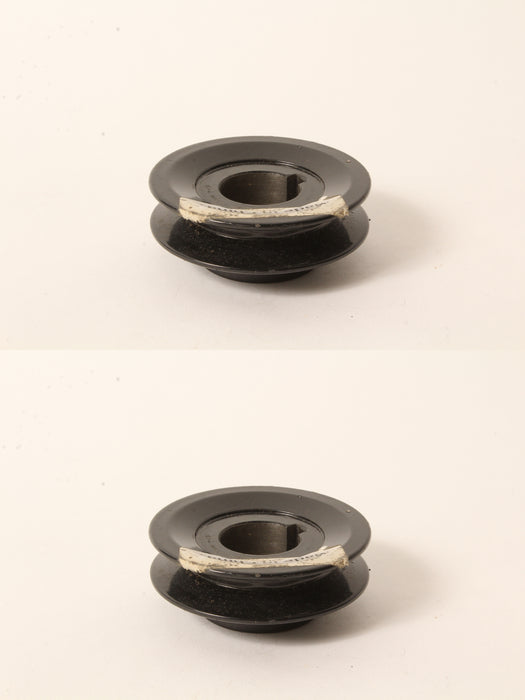 2 PK Transmission Pulley Fits Exmark 1-323256 Scag 48196 2-3/4" OD 1" ID