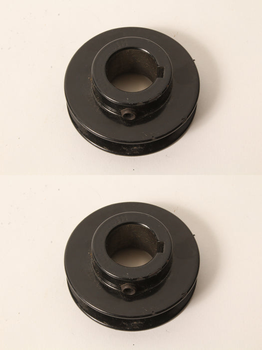 2 PK Transmission Pulley Fits Exmark 1-323256 Scag 48196 2-3/4" OD 1" ID