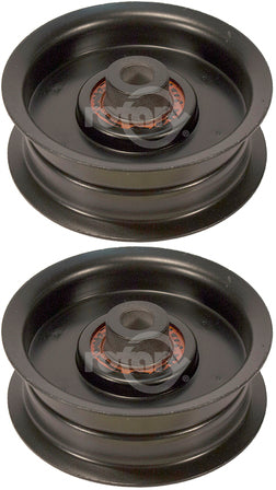 2 PK Idler Pulley 3/8" x 3-1/8" Fits Exmark 1-633167 633167 Lazer Z