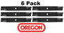 6 pack Oregon 98-088 Mower Blade  Fits Cub Cadet 490-110-C119 742-04126