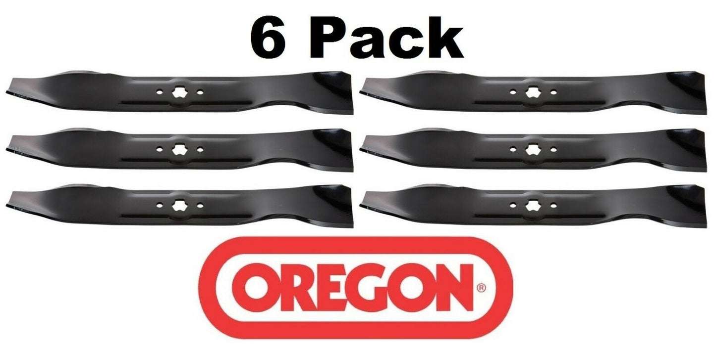 6 Pack Oregon 98-090 Mower Blade for Cub Cadet 942-04126 742-04126 LT1042