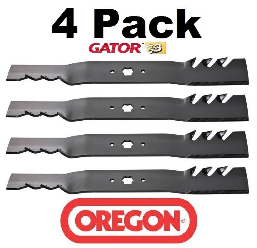 4 Pack Oregon 98 628 Mower Blade Gator G3 Fits Bolens 742 0654 942