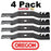 4 Pack Oregon 98-671 Mower Blade Gator G3 Fits Cub Cadet 742-04154 742-04154A