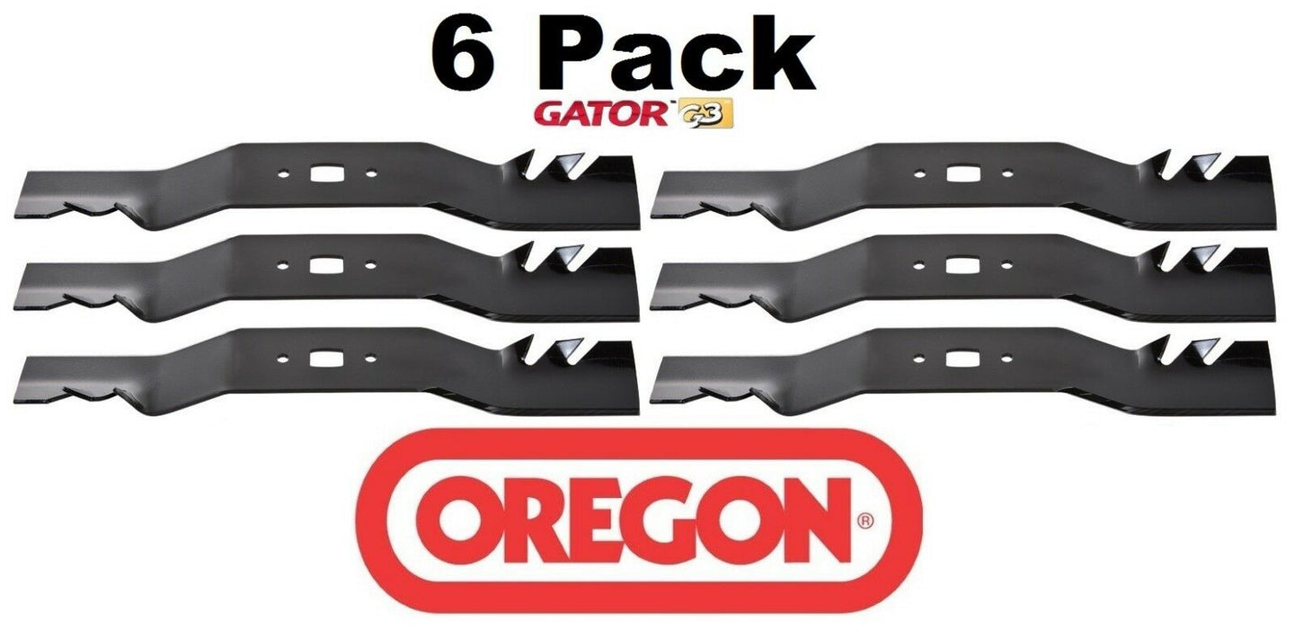 6 Pack Oregon 98-671 Mower Blade Gator G3 fits Craftsman 742-04154/A 942-04154/A