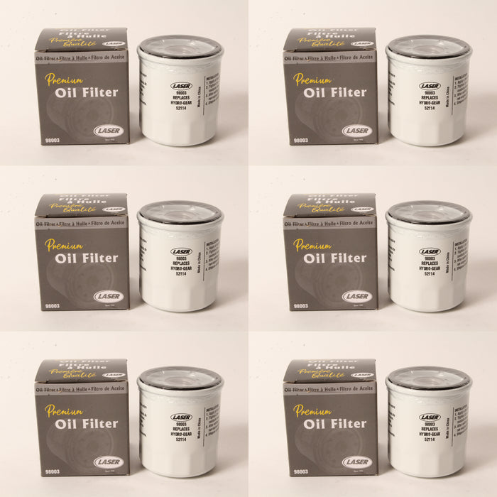 6 Pack Transmission Oil Filter Fits Hydro Gear 52114 Exmark Toro 109-3321 Scag