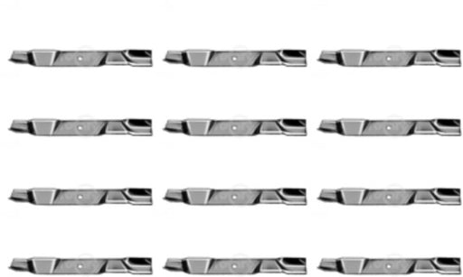 12 Pack Blade Fits Exmark 24-1/2"X 5/8" Mulcher