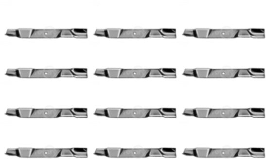 12 Pack Blade Fits Exmark 24-1/2"X 5/8" Mulcher