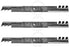 3 Pack Copperhead Mulching Blade For Scag 24-1/2"X 5/8"