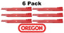 6 Pack Oregon 99-126 Mower Blade Fits DR 152871