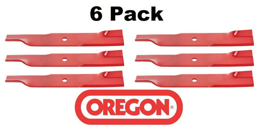 6 Pack Oregon 99-127 Mower Blade Fits John Deere 100340 101366