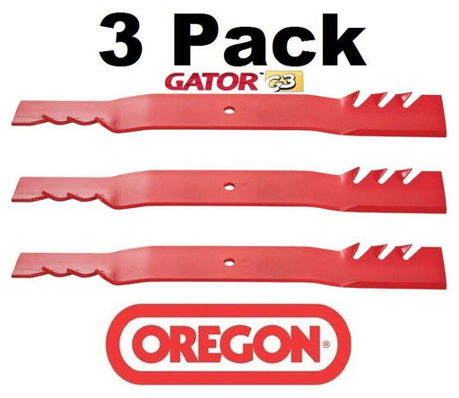 3 pack Oregon 99-615 Mower Blade Gator G3 Fits Dixon 539127975