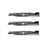 3 Pack Blades Fits AYP Roper Sears 173920 180054 532180054
