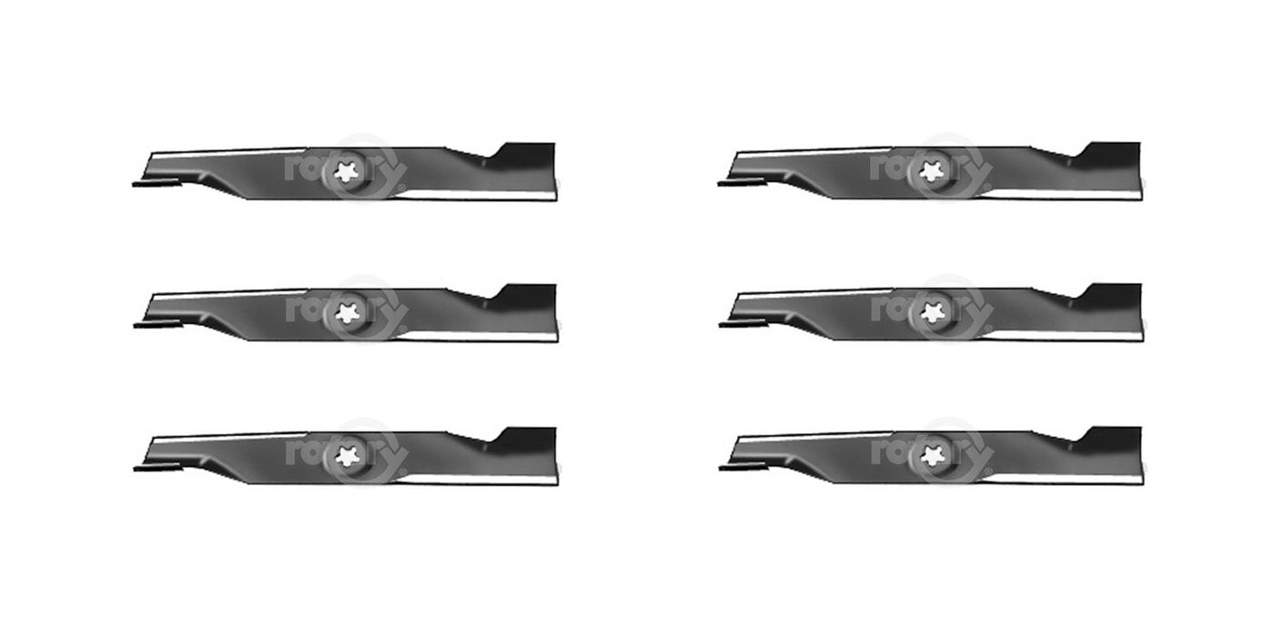 6 Pack Blades Fits AYP Roper Sears 173920 180054 532180054