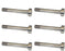 6 PK Short Spindle Shaft Fits Dixie Chopper 30217 8" Long 1/2" OD