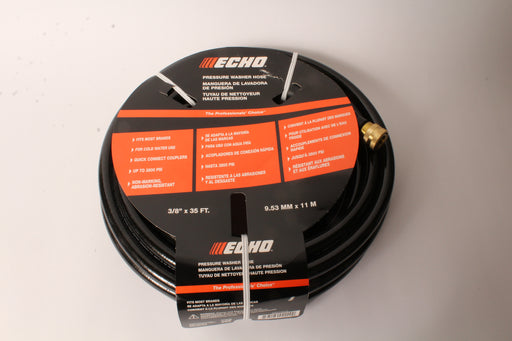 Echo 99944100700 35' Pressure Washer Hose 3800 Max PSI Non-Marking Kink-Free OEM