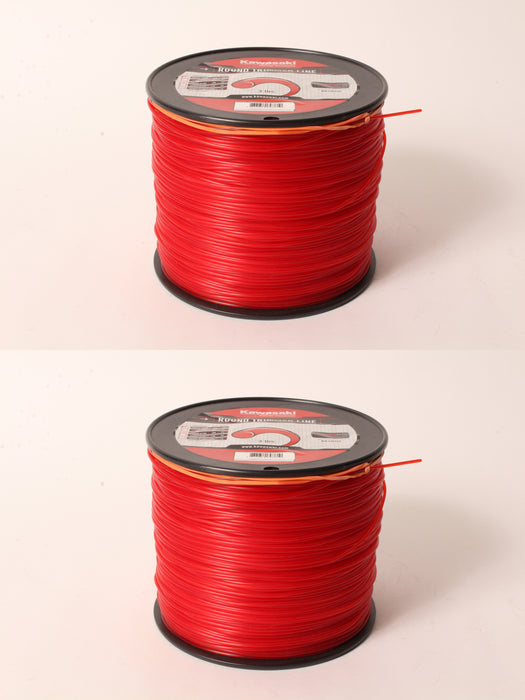 2 PK Genuine Kawasaki 99969-6099 3LB .080" Spool Round Trimmer Line OEM