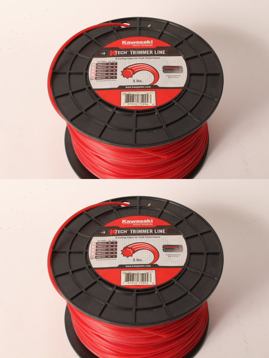 2 PK Genuine Kawasaki 99969-6127 5LB .155" K-Tech Cutting Edge Trimmer Line