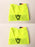 2 PK Genuine Echo 99988801400 High Visibility Safety Vest Large Neon Yellow