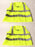 2 PK Genuine Echo 99988801400 High Visibility Safety Vest Large Neon Yellow