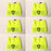 6 PK Genuine Echo 99988801400 High Visibility Safety Vest Large Neon Yellow