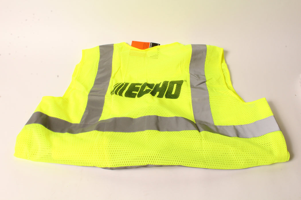 Genuine Echo 99988801401 High Visibility Safety Vest X-Large Neon Yellow XL